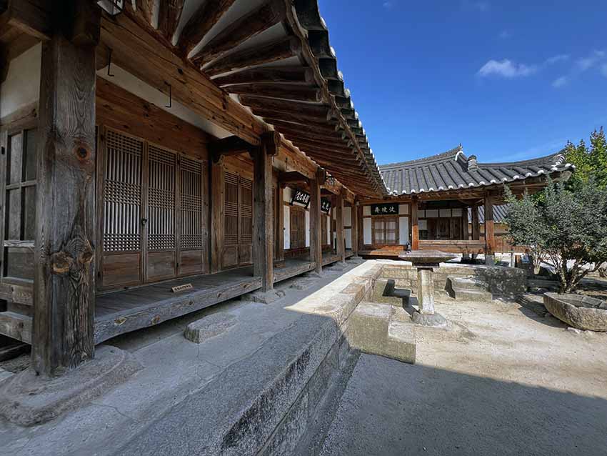 慶州校洞崔氏古宅のサランチェ
