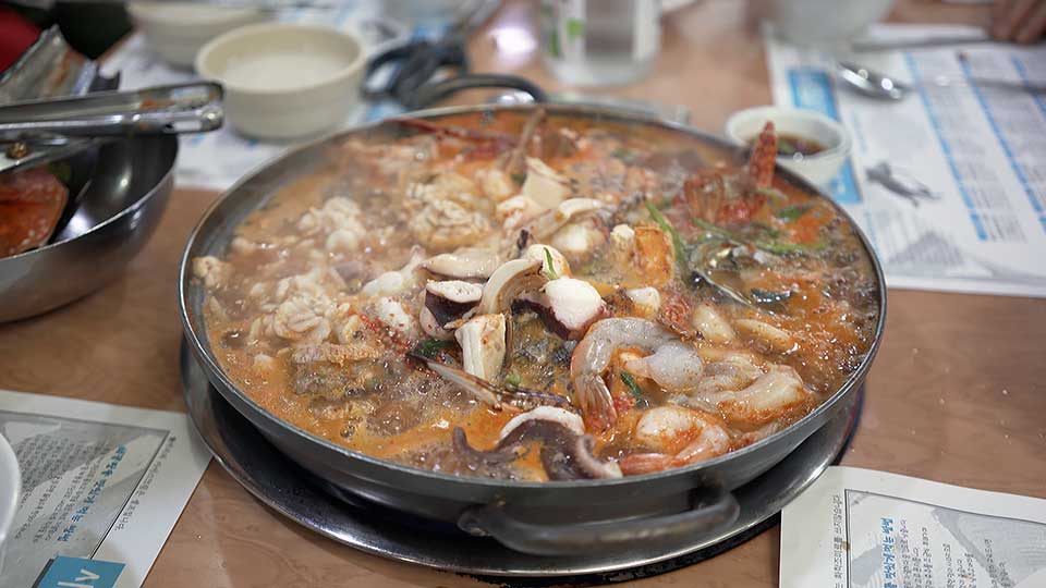 サチョン海鮮鍋