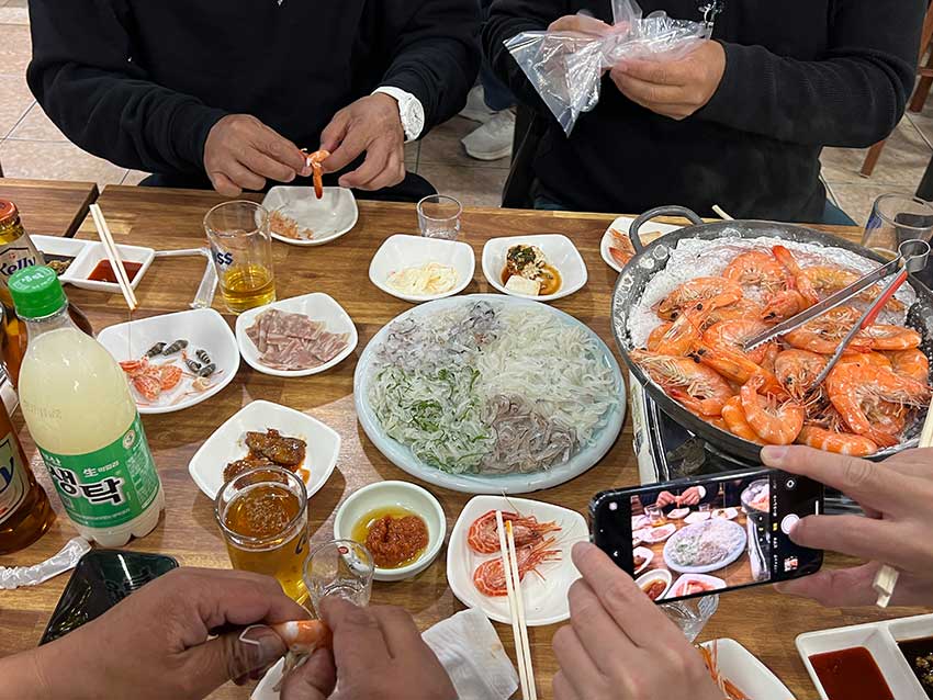 釜山南浦洞のイカ屋
