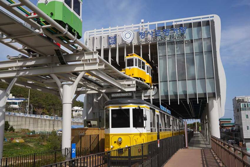 海雲台ブルーラインパーク 青沙浦停車場　